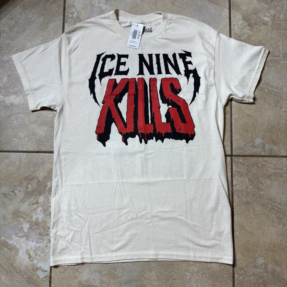 Ice Nine Kills Welcome to Horrorwood T Shirt 2-Sided Size MEDIUM New With Tags